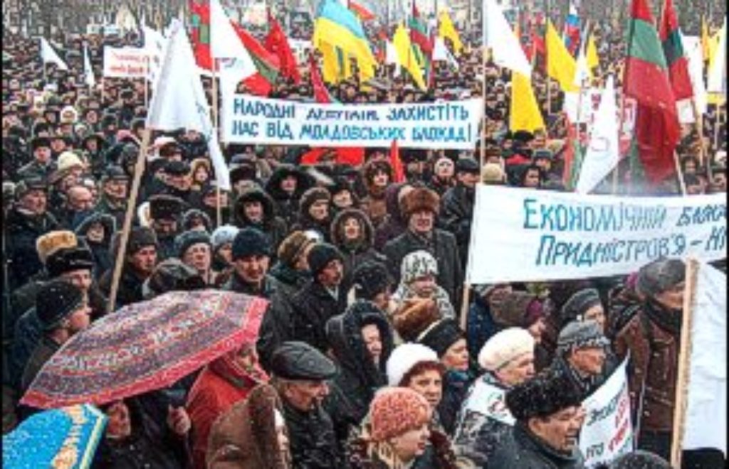 14.03.2014 Demonstration in Transnistria