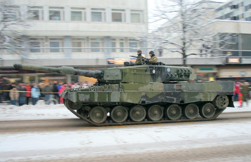 Leopard 2A4 Main Battle Tank Finland