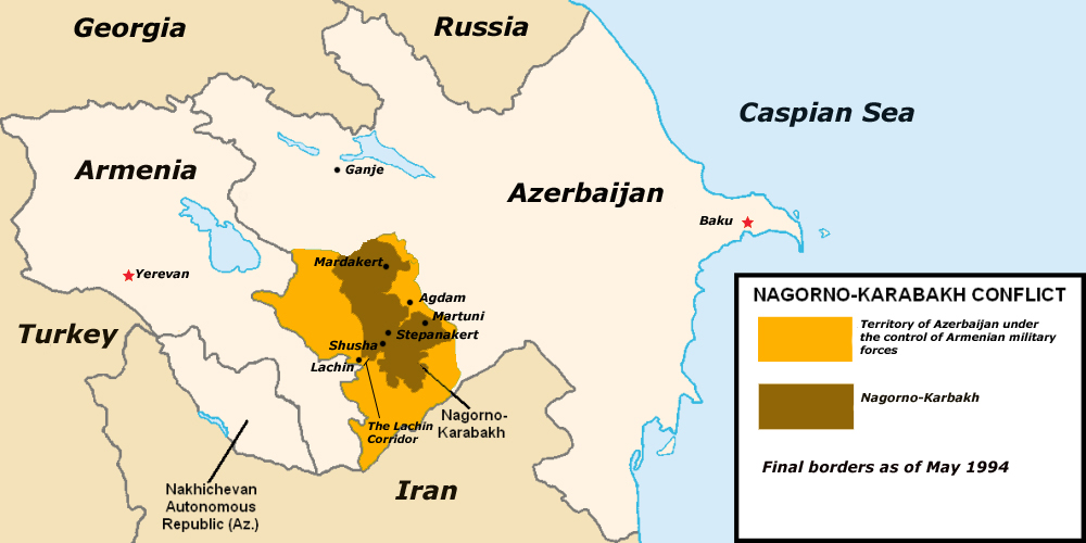 Nagorno-Karabakh Occupation Map