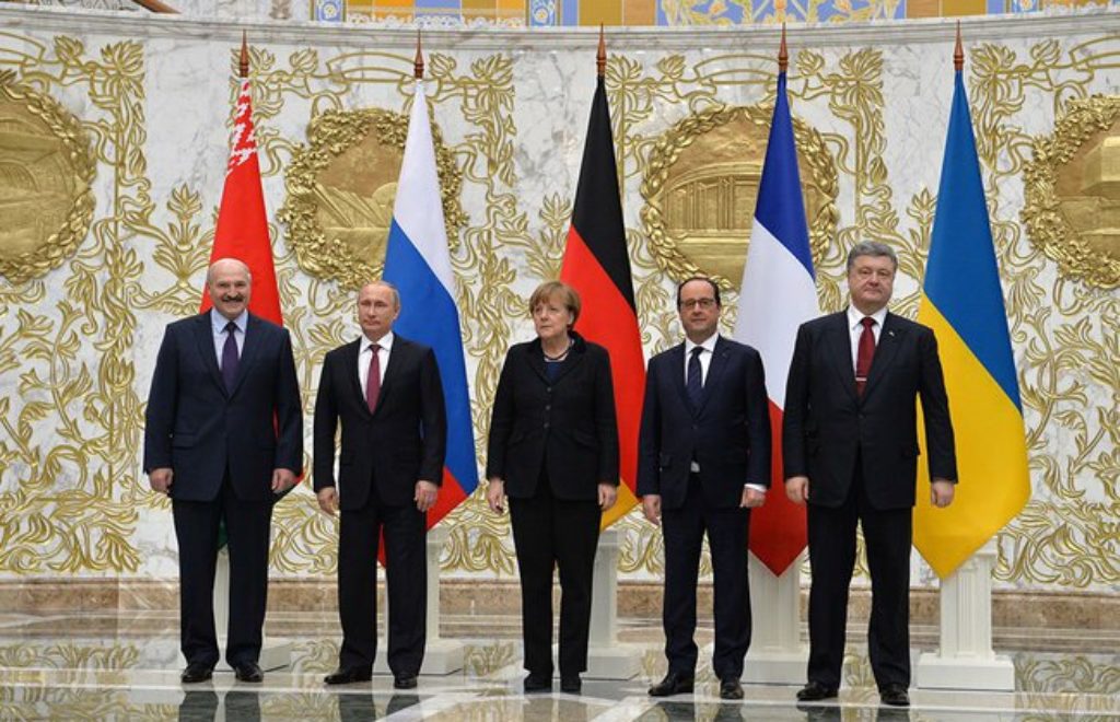 Normandy format talks in Minsk February 2015 03