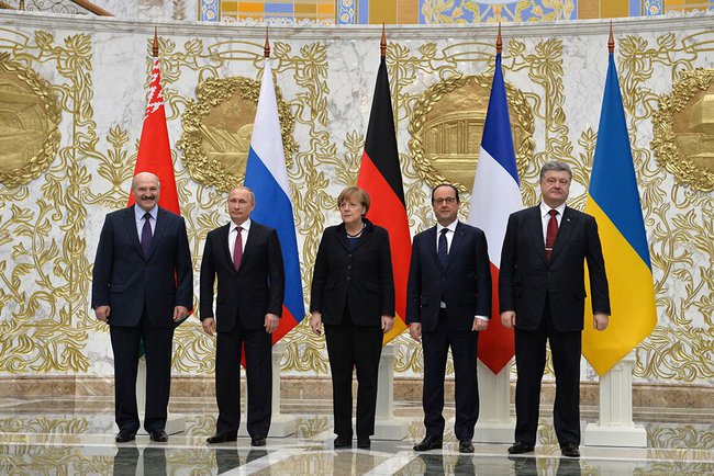 Normandy format talks in Minsk February 2015 03