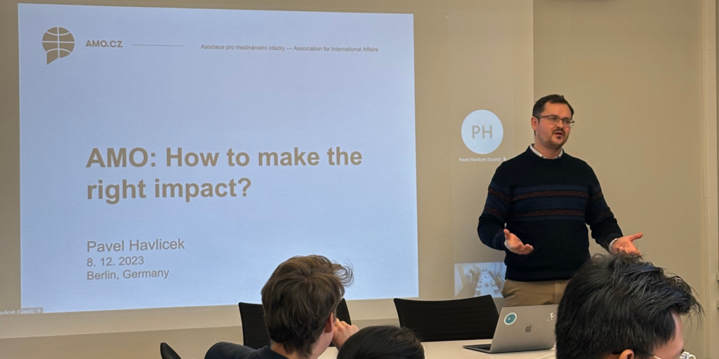 Pavel Havlicek on how to make the right impact as a think tank.
